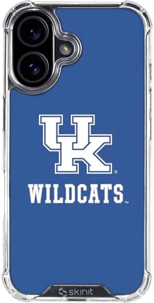 Skinit Clear Phone Case Compatible with iPhone 17 - Officially Licensed University of Kentucky UK Wildcats Design