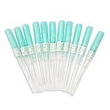 10PCS 18G Gauge Stainless Steel Disposable Catheter Piercing Needle Sterile Body Piercing Tattoo Tools(Pack of 10pcs)