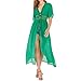 Women Chiffon Bikini Swimsuit Cover Up Cardigan Summer Beach Dress (M, Purple)