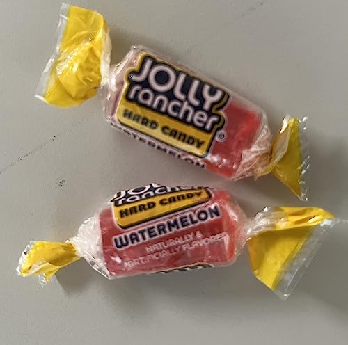 Individually wrapped Watermelon Jolly Rancher hard candy