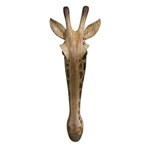 Design Toscano QS91811 Animal Mask of the Savannah Wall Sculpture – Giraffe