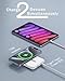 Magnetische Wireless Power Bank, Kabelloses Powerbank 10000mAh, 20W Schnell Aufladende Tragbares Ladegerät, Portables Akkupack, Externe Handyakkus für iPhone 17 16 15 14 13 12 Pro Max iPad Galaxy