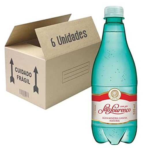 Água Mineral C/ Gás Pet SÃO LOURENÇO 510ml (6 unidades)