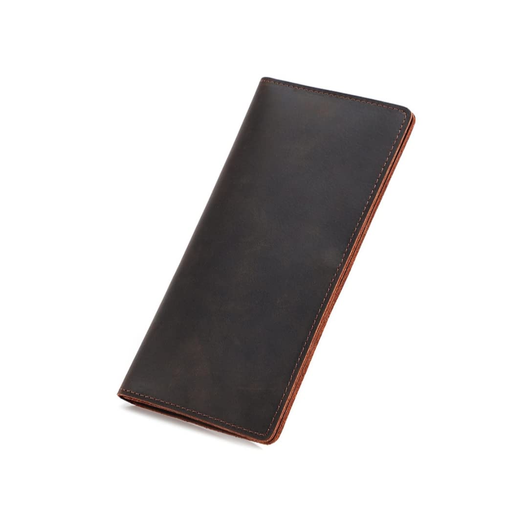 CASOTA Portamonete da Donna, Porta Carte di Credito Portafoglio da Uomo Portafoglio Lungo in Pelle Vintage Pochette con Slot for schede Multiple