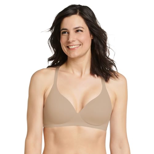 Jockey Women's Bra Forever Fit Molded Cup Convertible T-Shirt Bra, Light, L