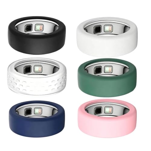 Protector de silicona antideslizante para anillo de compromiso en el gimnasio, pack de 6 unidades