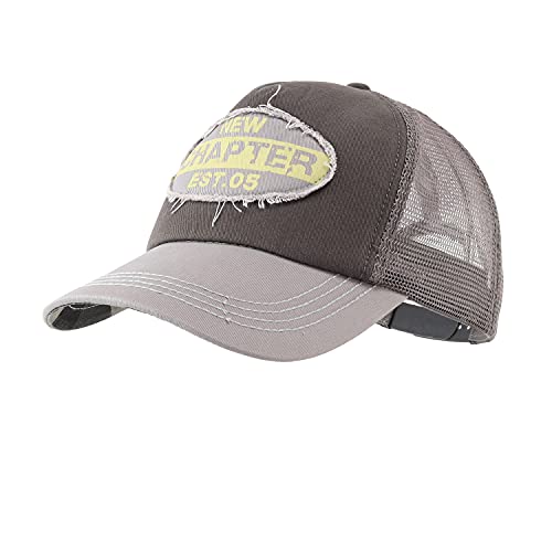 Home Prefer Men's Vintage Mesh Trucker Hat Outdoor Sport Summer Baseball Cap (Grey) #TOP11
