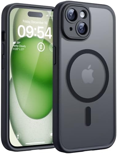 TOCOL Magnetic for iPhone 15 Case, Upgraded Full Camera Protectio...