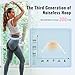 65inch 32 Knots Plus Size Quiet Weighted Hula, Smart Detachable Fitness Infinity Hoop, 2 in 1 Waist and Abdominal Weight Loss for Women, Workout Exercise Equipment Hoop