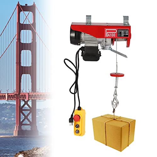 Polipasto eléctrico portátil 220 lbs con control remoto 110V miniatura 4