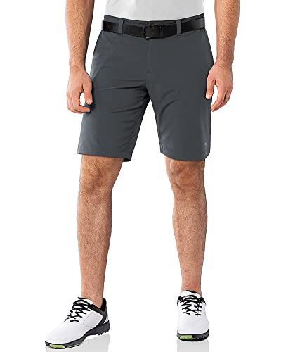 33,000ft Herren Golf Shorts UPF 50+ Stretch Shorts Leichte Schnelltrocknende 9' Bermuda Shorts Kurze Golfhose mit 3 Tee-Halter für Golfen Grau 34