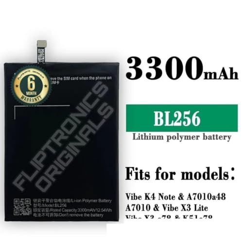 Image of BL256 Battery for Lenovo Vibe K4 Note / X3 Lite K51c78 / A7010A48 Battrey with 6 Month Warranty*** (Z155)