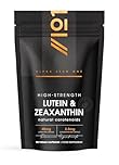Lutein & Zeaxanthin with BioPerine® – 40mg Lutein 2.5mg Zeaxanthin – 90 Vegan Capsules – Natural Carotenoids from Marigold Extract – Resealable and Recyclable Pouch by Alpha01