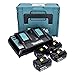 Produktbild Pack 4 Batterien BL1840B 1 x DC18RD MAKPAC MAKITA - 197503-4