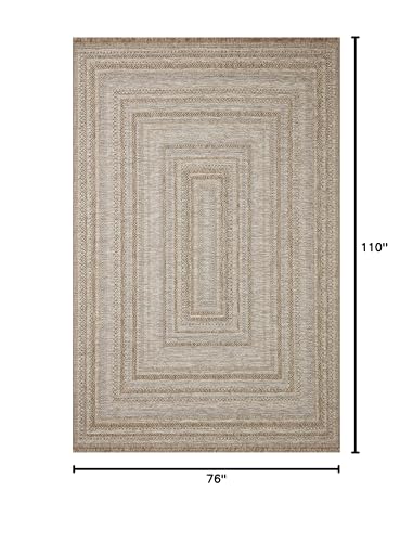 Image of Loloi Dawn Natural 6'-4 inch x 9'-2 inch Area Rug