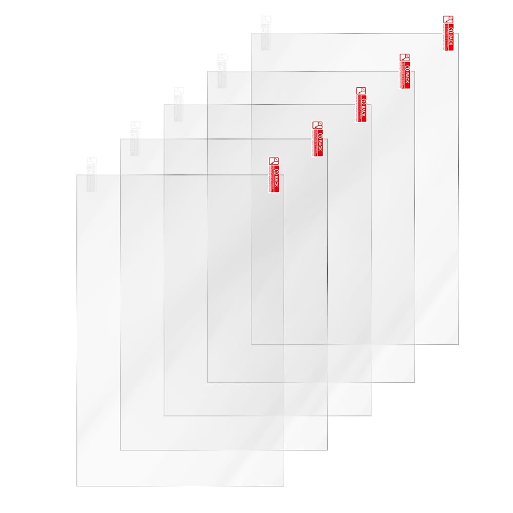 5PCS 8.9 inch LCD Screen Protector Film: High Light Transmittance Protective Films for Elegoo Saturn/Anycubic Photon Mono X 4K/Voxelab Proxima/NOVA3D Whale 2, Halot Lite, Halot Sky 3D Printer