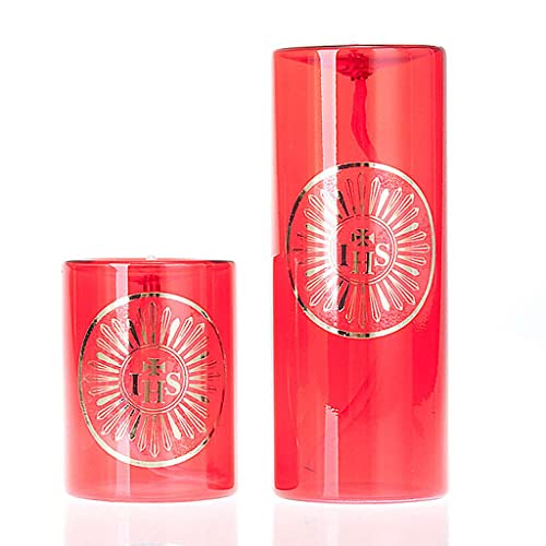 Holyart Lampada per Santissimo Cera liquida, 18 cm...