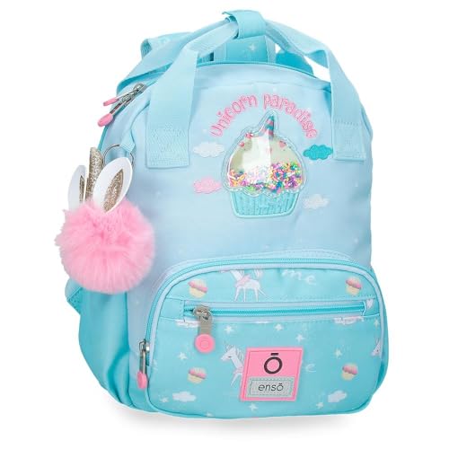 Sac à dos enfant Enso Unicorn Paradise le compagnon magique en polyester bleu
