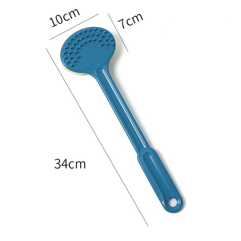 Image of NILKANTH -Back Scrubber for Shower for Men Women Elderly, Bath Brush, Body Brush 14''(Blue)
