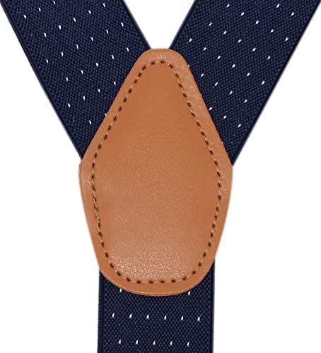 Timiot Men’s Y-Back 4 Metal Clip Elastic Wide Suspenders Perfect For Both Casual&Formal - Image 2