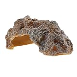 TOBBOMEY カメ用製バスキングプラットフォーム 爬虫類休憩プラットフォーム 水槽装飾 クライミング 隠れ家 ロックシェルター 水陸両用 環境設計