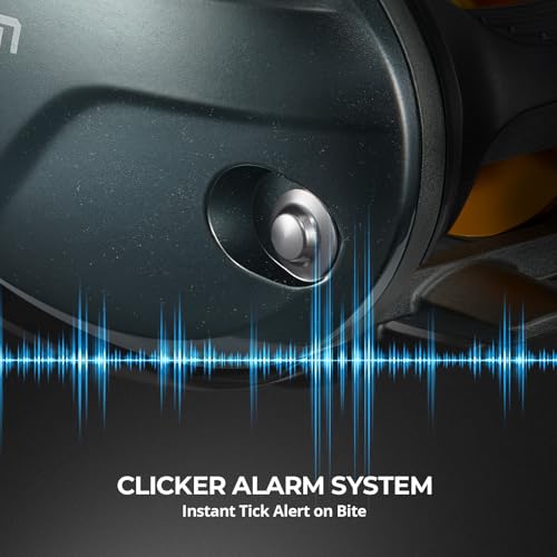 Image of Piscifun Alinox 400 Baitcaster Fishing Reel, 38Lbs Max Drag Aluminum Alloy Frame Baitcasting Reel, Available in 6.6:1 /8.1:1 Gear Ratio, Freshwater and Saltwater Low Profile Casting Reel for Musky