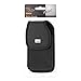 Reiko Wireless Black Vertical Rugged Pouch iPhone 11, 11 Pro, 12, 12 Pro, 13, 13 Pro, 14, 14 Pro w/Buckle Clip Size 5.78