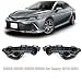 Havgufil Bumper Bracket Retainer Front Left Driver and Right Passenger Side for Toyota 2018-2021 Camry 55253506210, 5253533060; 55253606210, 5253633060