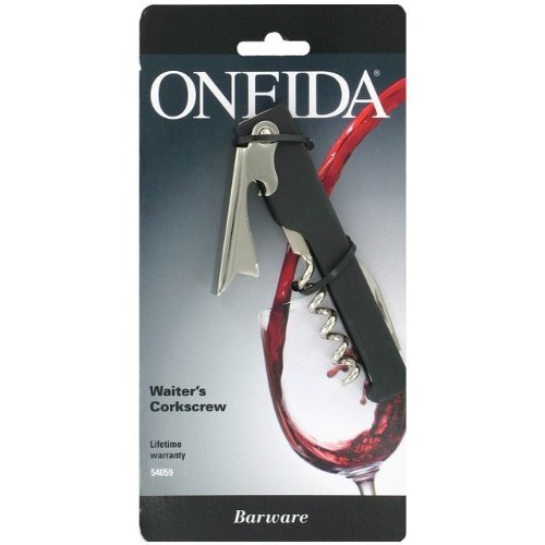 Oneida Black Waiters Corkscrew 54059