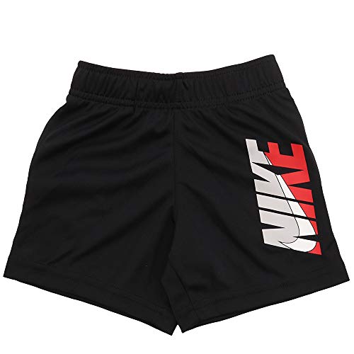 Nike Kids Baby Boy's HBR Dri-FIT Shorts (Toddler) Black 4T Toddler