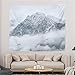 YYRAIN Adesivi per Il Paesaggio di Montagna di Neve Nordica Multifunzionale Sfondo per La Parete di Casa Arazzo da Spiaggia Telo da Mare 150cm x 200cm{Width×Height} E