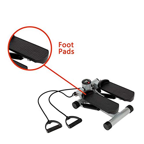 BRLUCKY Home Use S025 Aerobic Fitness Step Air Stair Climber Stepper Exercise Machine New Equipment Silver AA