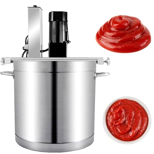 DHMYYXGS Batidora Automática Comercial Mermelada y Salsa,Batidora Alimentos Automática,Batidora Automática Acero Inoxidable 20,25 y 40 L,para Sopa,Salsa Chile,Bebida,Mermelada y Gachas 40L