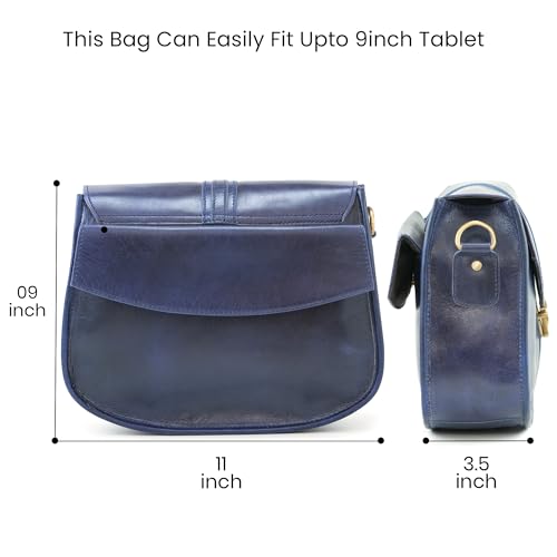 Handmade World Premium Leather Crossbody Satchel Bag For Women Handbag Travel Purse and Sling Saddle Bag2