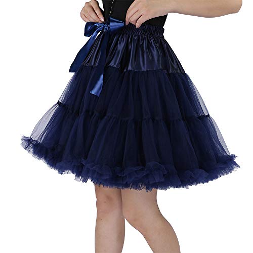 Image of Tutu Skirt as Well as Petticoat above Knee Underskirt Tulle Crinoline slip