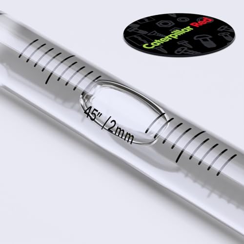 Ersatz Level Glas Flakon, Spirit Bubble Level, keine Feder, Akkurat, 70mm x 11 mm – transparent klar