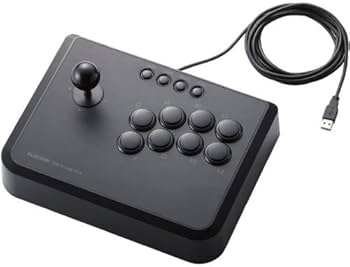 Amazon.co.jp: ELECOM PS3 USBアーケードスティック 10ボタン 連射機能