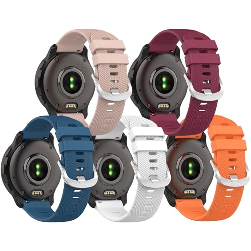 Bracelet de rechange Garmin Vivoactive 5 / 6, Forerunner 645, 20mm souple à dégagement rapide