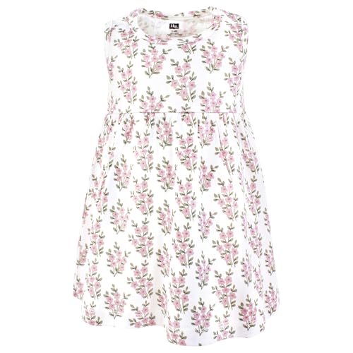 Image of Hudson Baby Girls' Cotton Dress and Cardigan Set