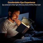 Gritin 19 LED Luz de Lectura, Lámpara de Lectura Recargable, 360° Flexible