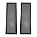 120 x 360mm PC Case Dust Mesh Filter, 2Pcs Magnetic Frame PC Fan Dust Filter, Fine Mesh Computer Fan Filter Grills, Computer Cooler Fan Dust Filter for Computer PC Case (Black)