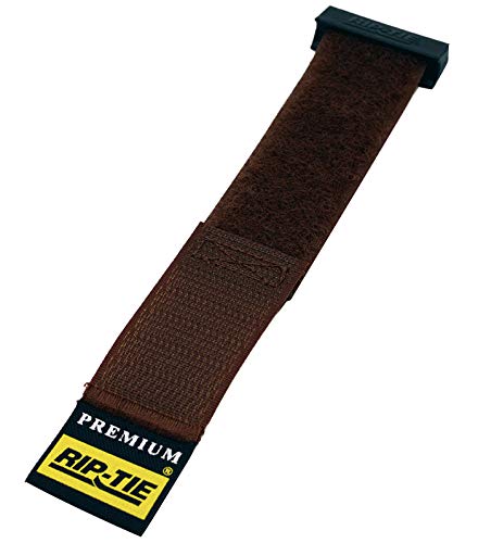 RIP-TIE 25.4mmX241.3mm リップロック ケーブルラップ 茶 1パック