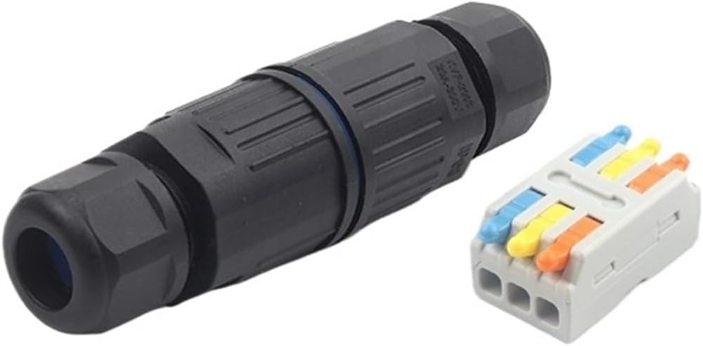 2/3 pin Connector 6-10mm Cable Screw Terminal Block LED Light Junction Box(KVF-200-3Pin)