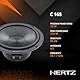 Hertz C 165 – 165mm Tieftöner-Paar mit SPP-M Papiermembran, V-Cone® Technologie & Hochdichte-Ferritmagnet – Präzise Basswiedergabe für Car-HiFi - 285W Peak, 93 dB Empfindlichkeit, 4 Ohm Impedanz