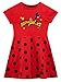Miraculous Vestido para niñas Ladybug Rojo 4-5 Años