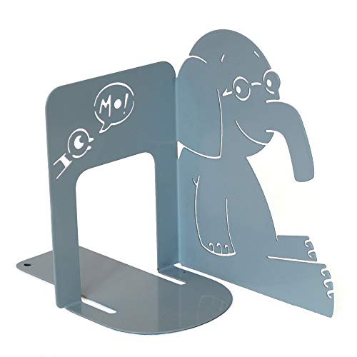 Image of YOTTOY Mo Willems Collection | Elephant & Piggie Set of Durable Metal Bookends 9 inchH x 4 inchW x 7 inchD