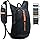 15L Small Hiking Backpack for Men Women Foldable Packable Back Pack Ultralight Hiking Daypack for Travel Camping Outdoor, Black