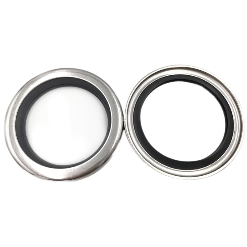 Paraolio In Acciaio Inox E PTFE | 60x80x10 Mm Doppio Labbro | Per Compressore Aria Rotante - Foto 4