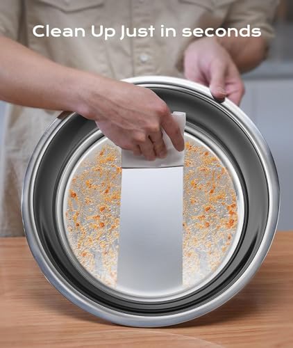 Zilode CFD02 Chafing Dishes For Buffet 4 Pack, 5Qt [Worry-Free Assemble] Round Chafing Dish Buffet Set [Elegant Gold And Silver Colors] Stainless Steel Chafers And Buffet Warmers Sets thumb #6