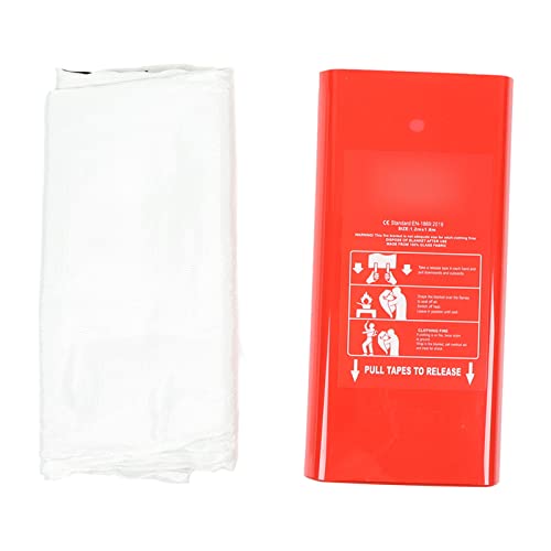 Fire Blanket, Emergency Fire Blankets for Home Glass Fiber Flame Retardant Emergency Blanket for Shopping Malls, Hotels, Offices, Cars, Families